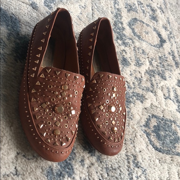 Ivy Kirzhner Shoes - Ivy kirzhner loafers brown and gold